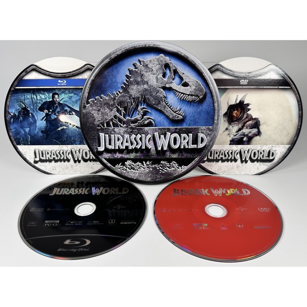 Jurassic World‎ Blu-Ray/DVD  Limited Edition Collectors Two Disc Set Tin 2015